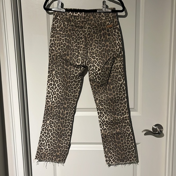 COPY - Joe’s Jeans The Callie High Rise Cropped Boot in Leopard Print Size 26 - Picture 2 of 6